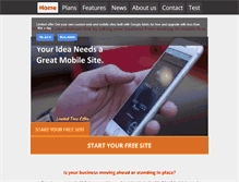 Tablet Screenshot of onmobilewebsite.com